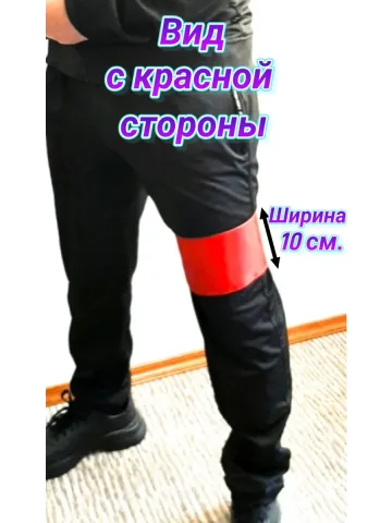 Повязка свой - чужой с резинкой и липучкой