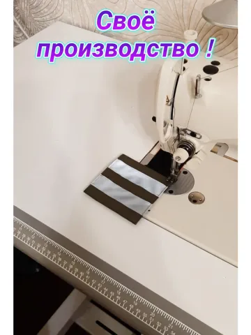 Шеврон светоотражающий с липучкой хаки 10×10 см.