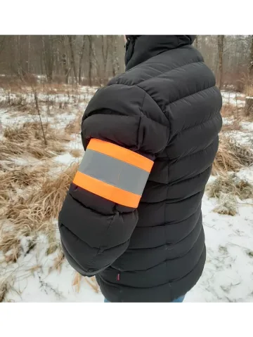 Повязка свой-чужой для руки на липучке